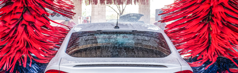 What is the average churn rate for car wash subscription programs?