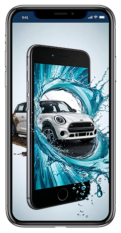 EasyCarWash PRO application opening screen