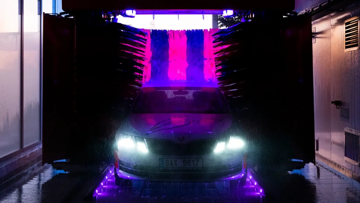 Image from car wash at Orlen